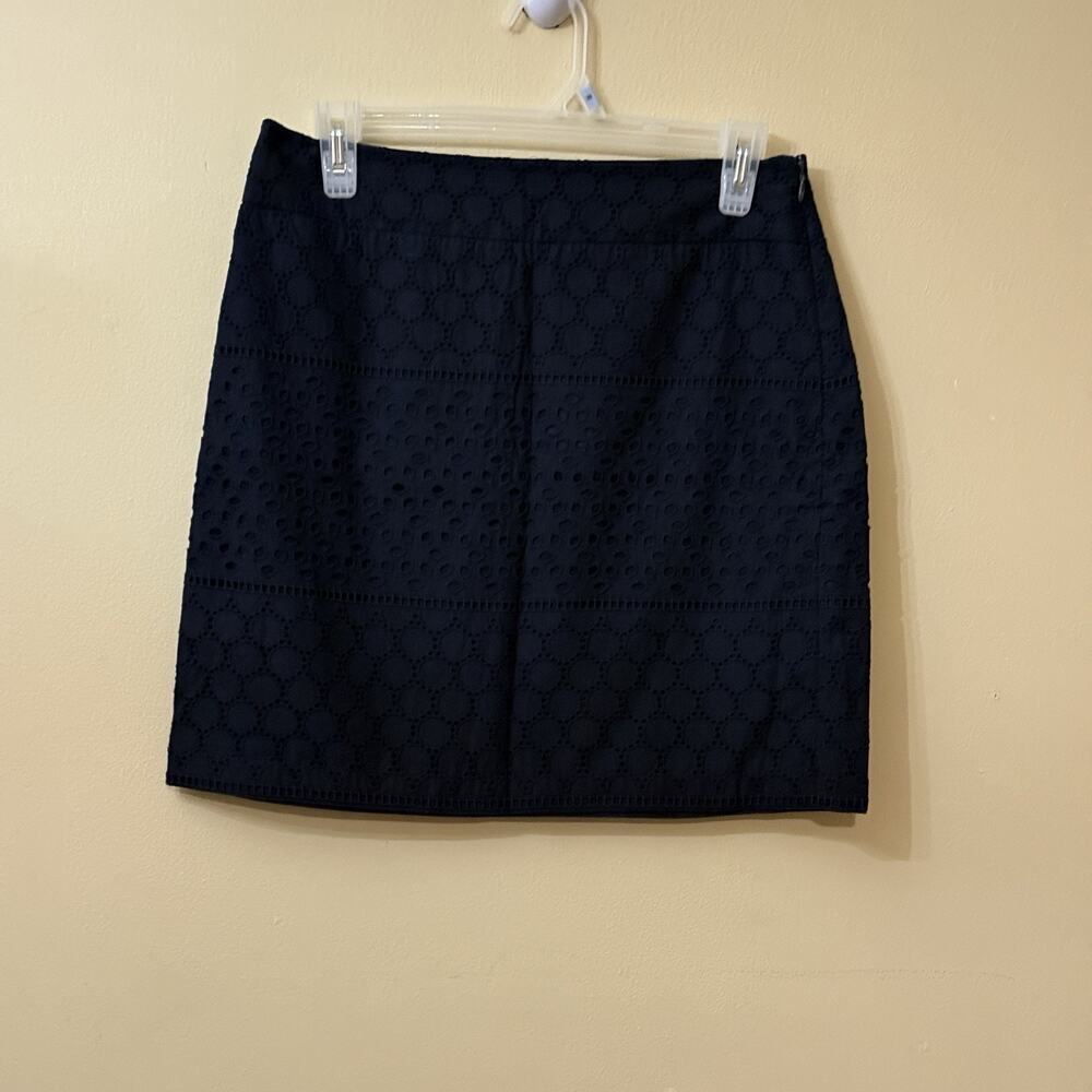 Coastal Grandma Classic Preppy Minimalist NWT Banana Republic Eyelet Skirt 4